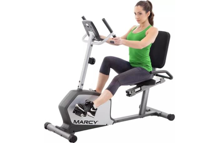 Marcy Magnetic Recumbent Exercise Bike_